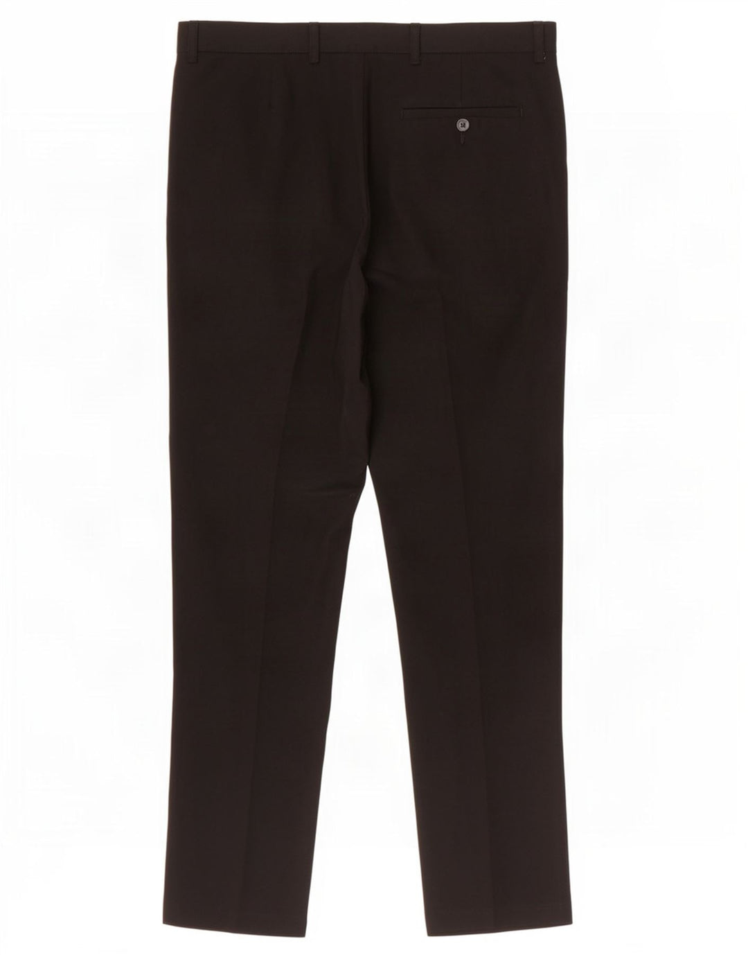 Marks & Spencer Mens Slim Suit Trousers W32 L31 Black Polyester