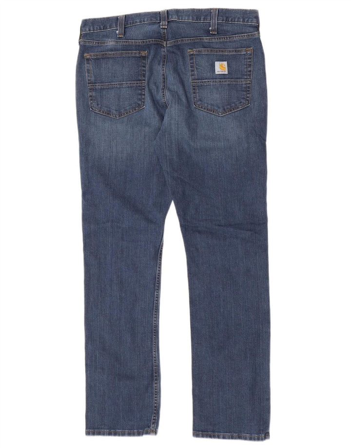 Carhartt Mens Slim Jeans W36 L32 Blue Cotton