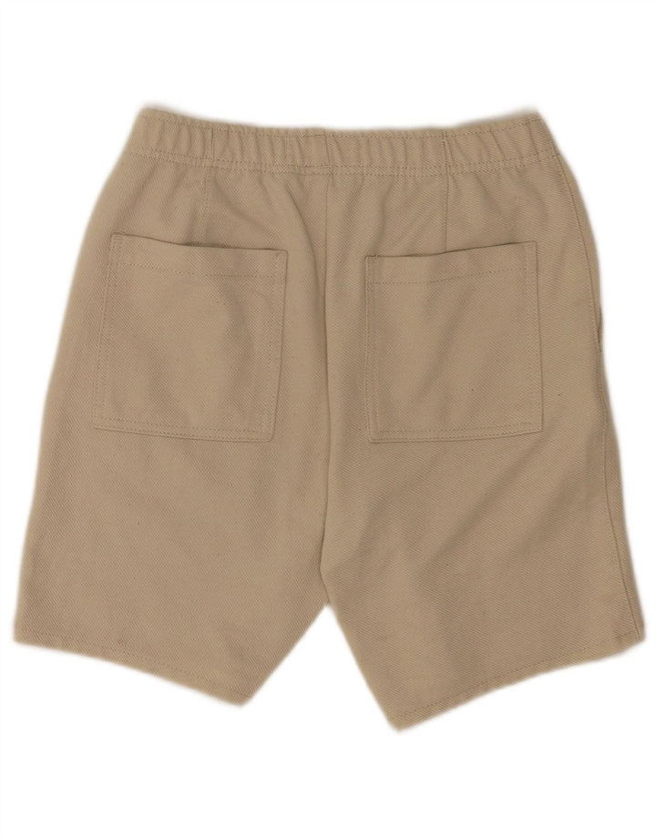 Zara Mens Casual Shorts Small W27 Beige Polyester