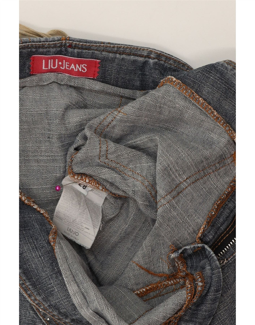 Liu Jo Womens Denim Skirt W28 Medium Blue Cotton