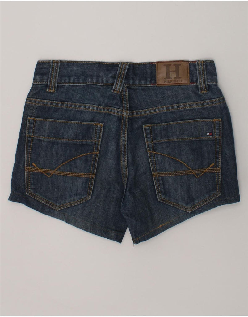 TOMMY HILFIGER Girls Denim Shorts 7-8 Years W26  Navy Blue Cotton | Vintage Tommy Hilfiger | Thrift | Second-Hand Tommy Hilfiger | Used Clothing | Messina Hembry 