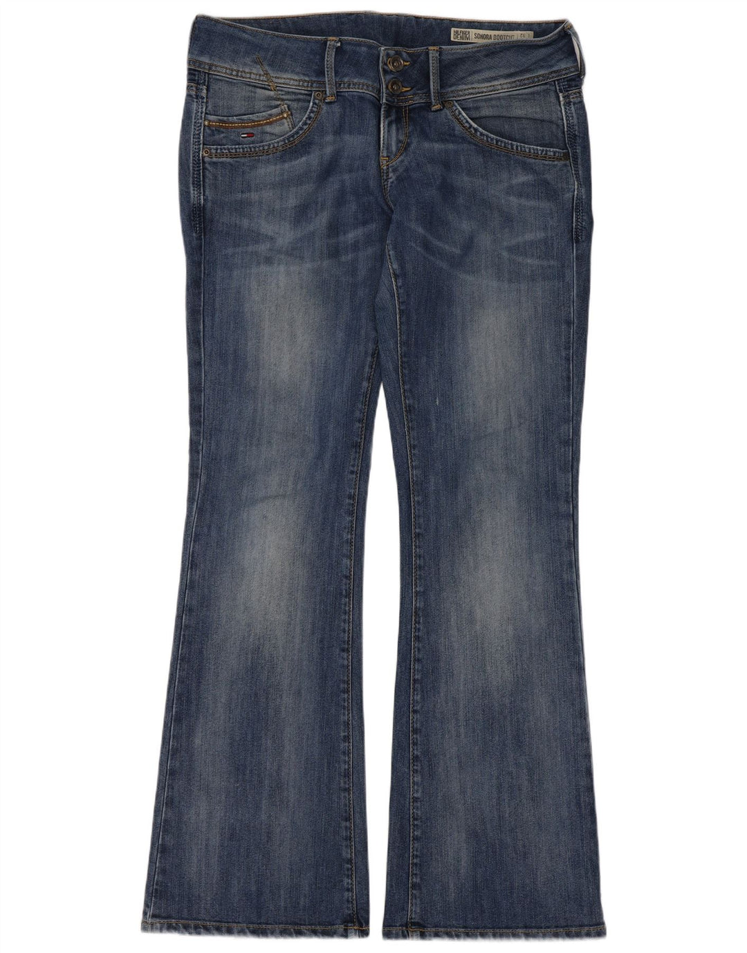 Tommy Hilfiger Womens Sonora Bootcut Jeans W32 L32 Blue Cotton