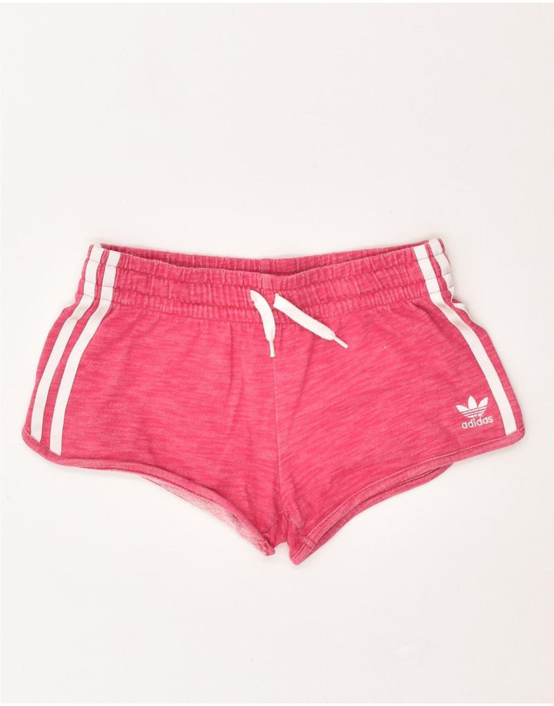 ADIDAS Girls Sport Shorts 13-14 Years Pink Cotton | Vintage Adidas | Thrift | Second-Hand Adidas | Used Clothing | Messina Hembry 