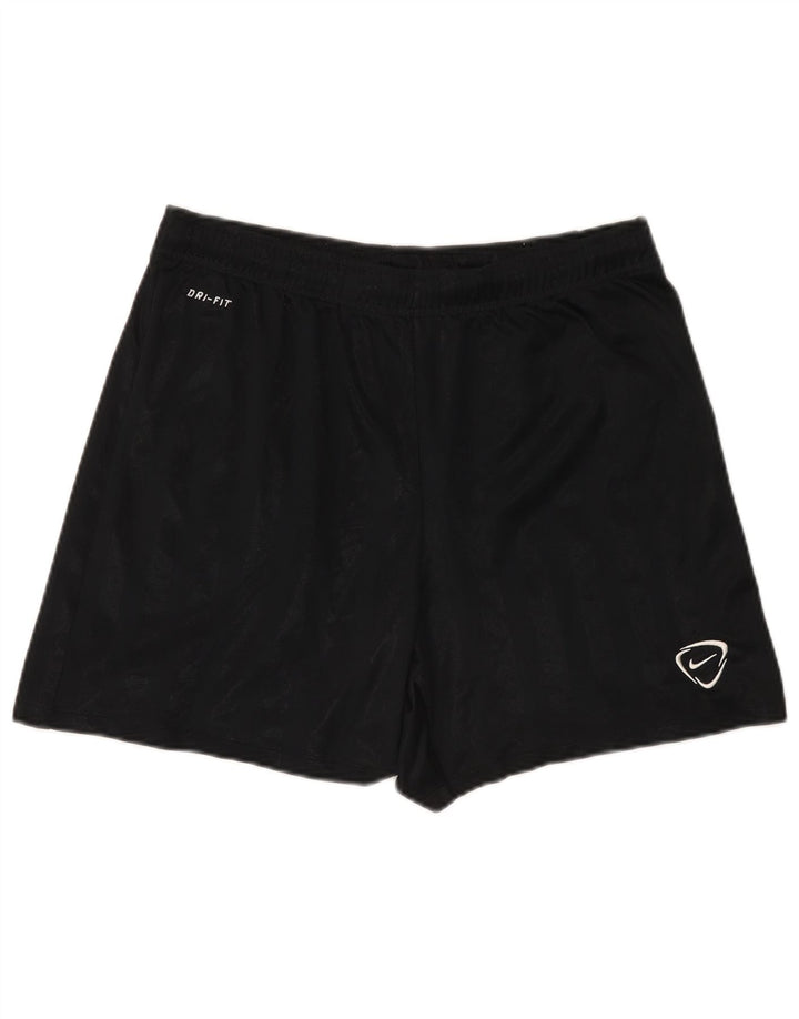 Nike Mens Dri Fit Sport Shorts Medium Black Striped Polyester