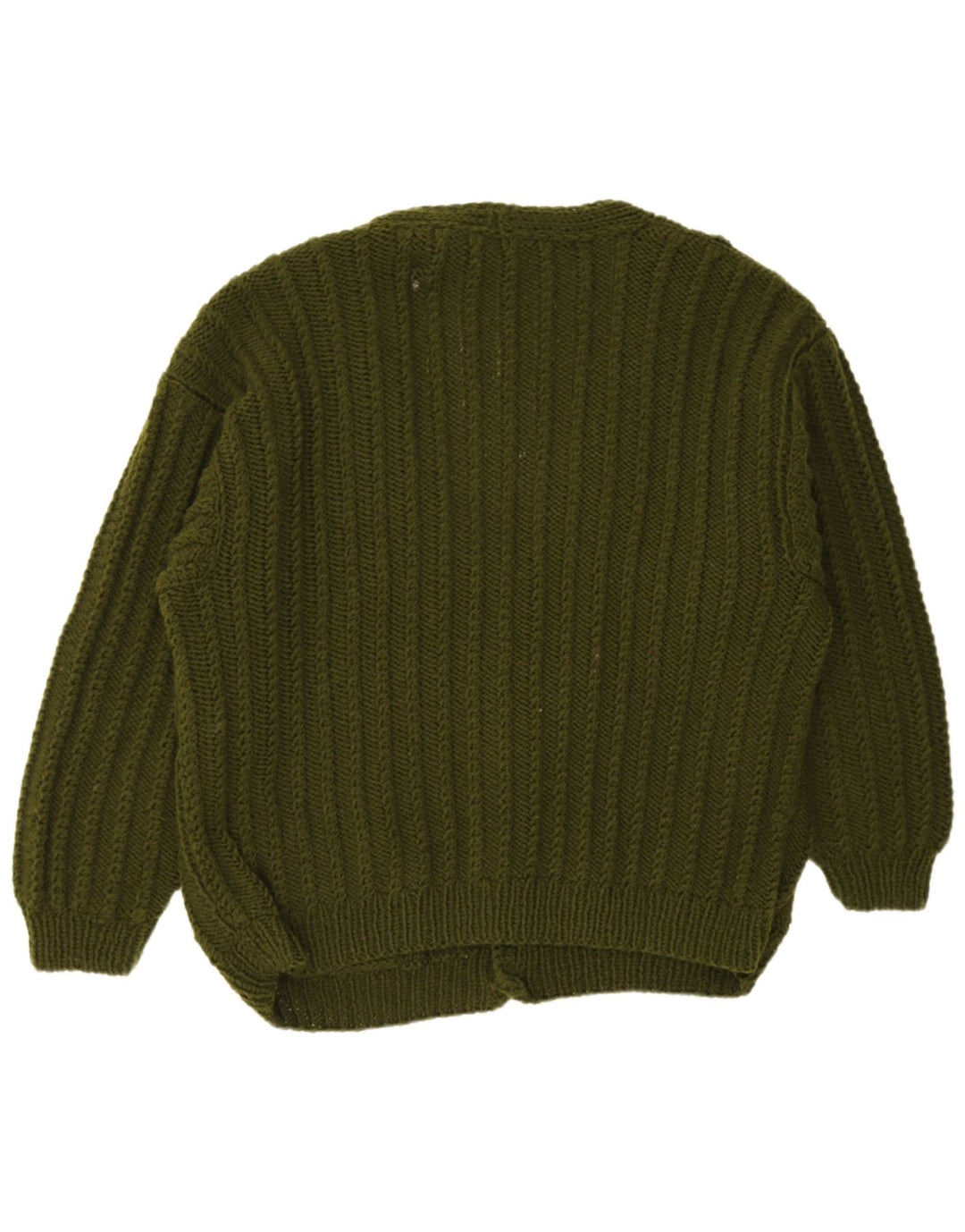 Vintage Mens Cardigan Sweater XL Khaki