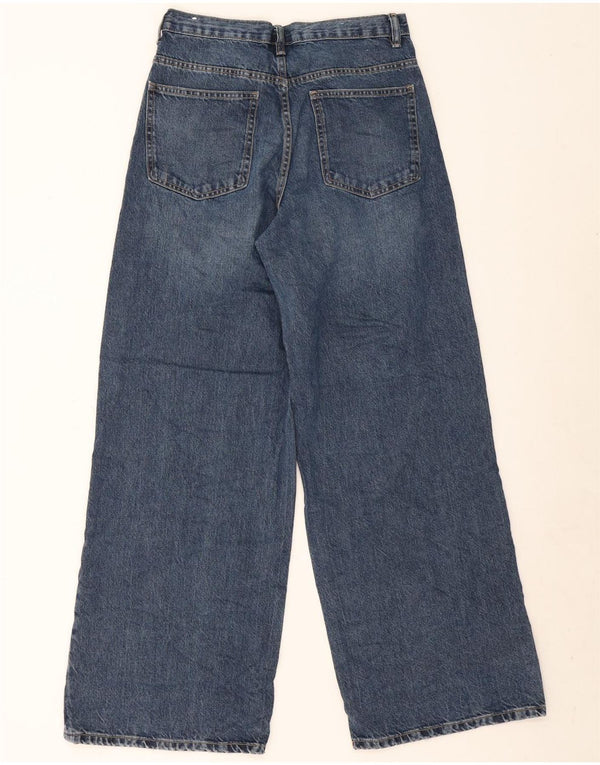 Zara Womens Wide Leg Jeans EU 38 Small W28 L31 Blue