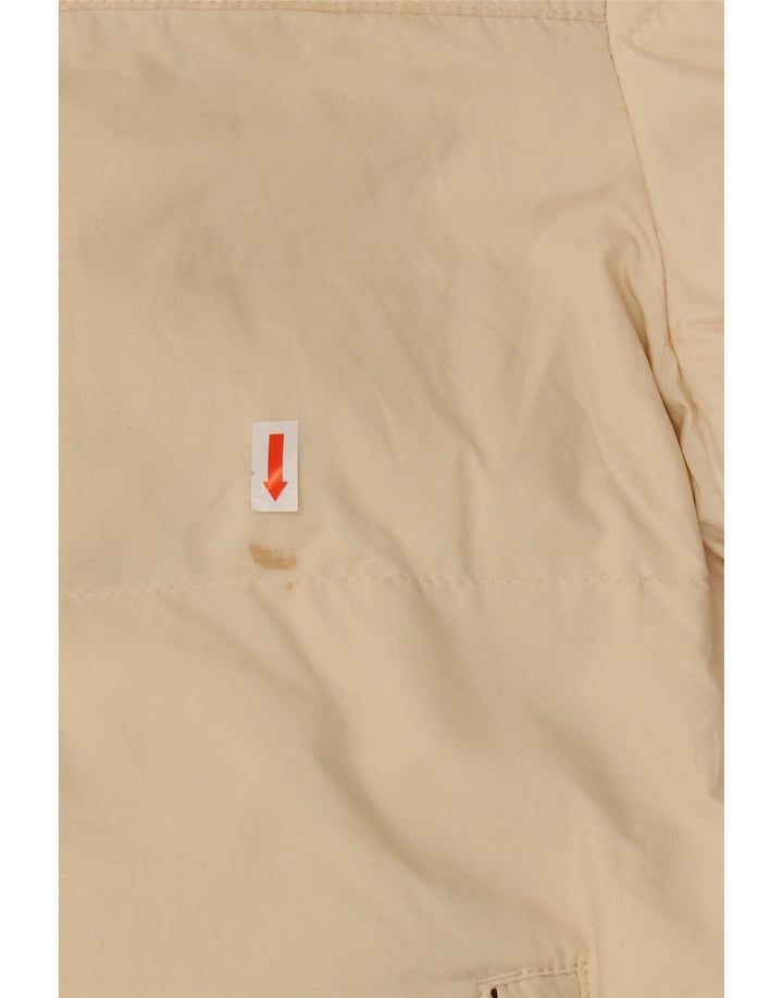 ZARA Mens Padded Jacket UK 36 Small Beige Nylon