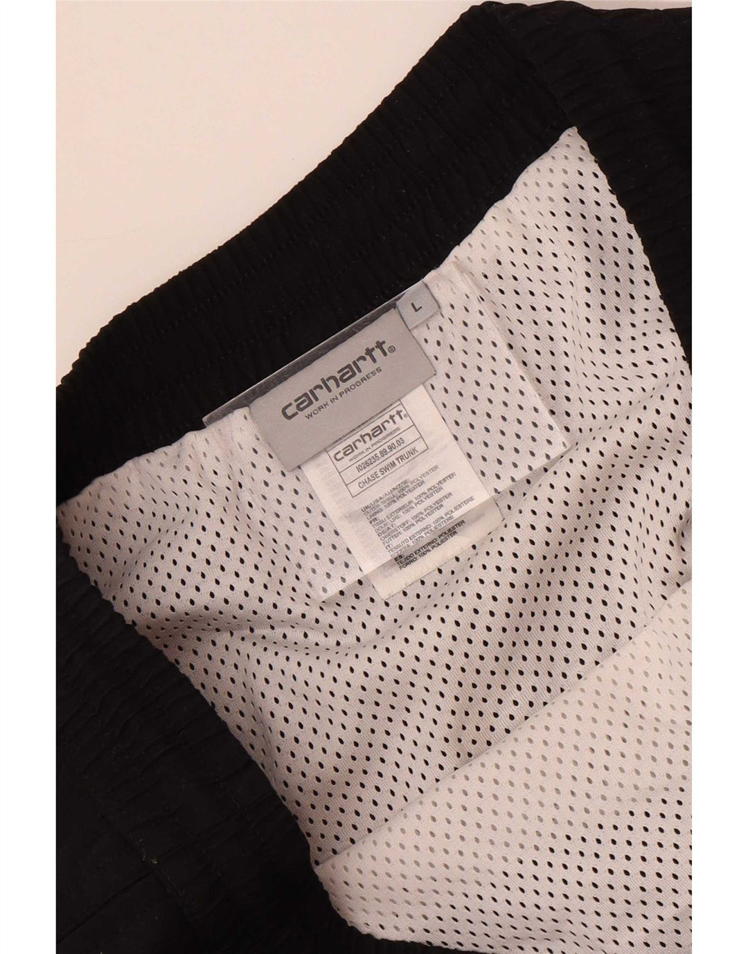 Carhartt Mens Swimming Shorts Large Black Polyester