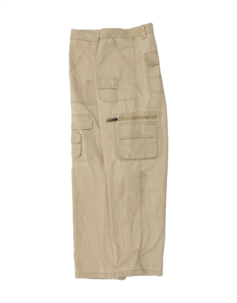 VINTAGE Mens Straight Cargo Trousers W38 L28 Grey | Vintage Vintage | Thrift | Second-Hand Vintage | Used Clothing | Messina Hembry 