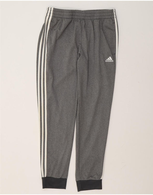 Adidas Mens Tracksuit Trousers Joggers UK 44/46 Large Grey Polyester