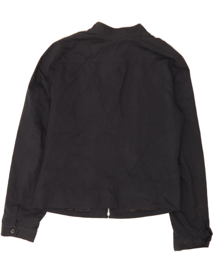 TOMMY HILFIGER Womens Crop Bomber Jacket US 14 XL Black Cotton Vintage Tommy Hilfiger and Second-Hand Tommy Hilfiger from Messina Hembry 