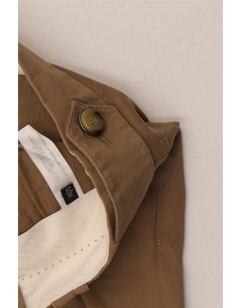 MASSIMO DUTTI Womens Straight Skirt EU 36 XS W26 L21 Beige Cotton Vintage Massimo Dutti and Second-Hand Massimo Dutti from Messina Hembry 