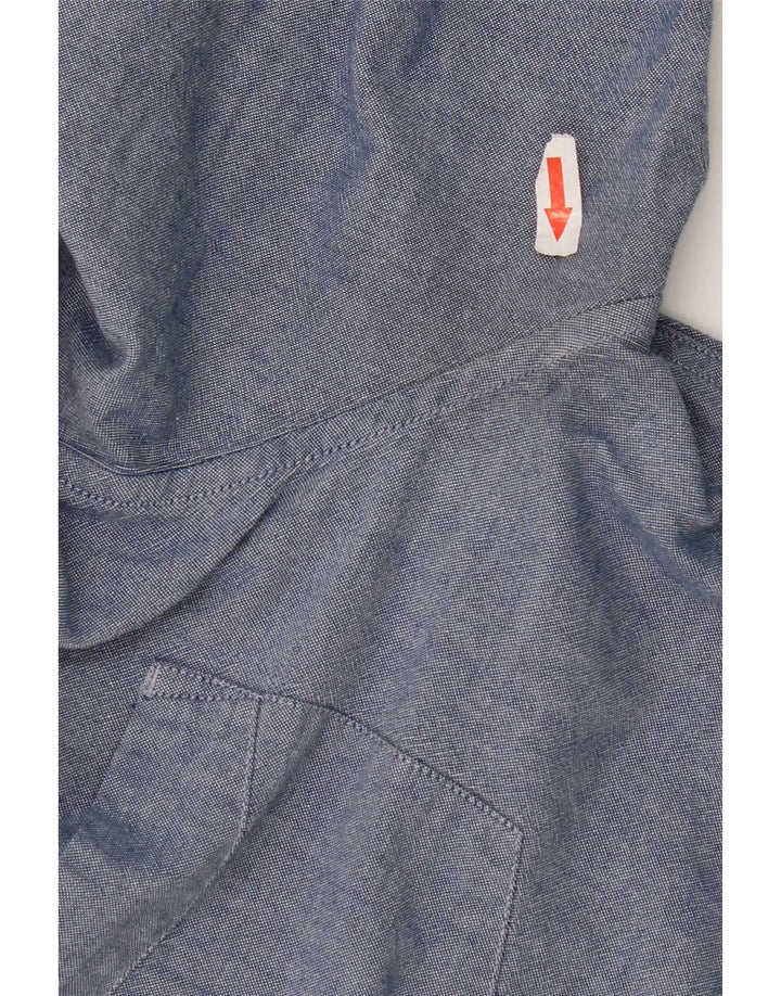 Levi's Mens Standard Fit Shirt Large Navy Blue Cotton