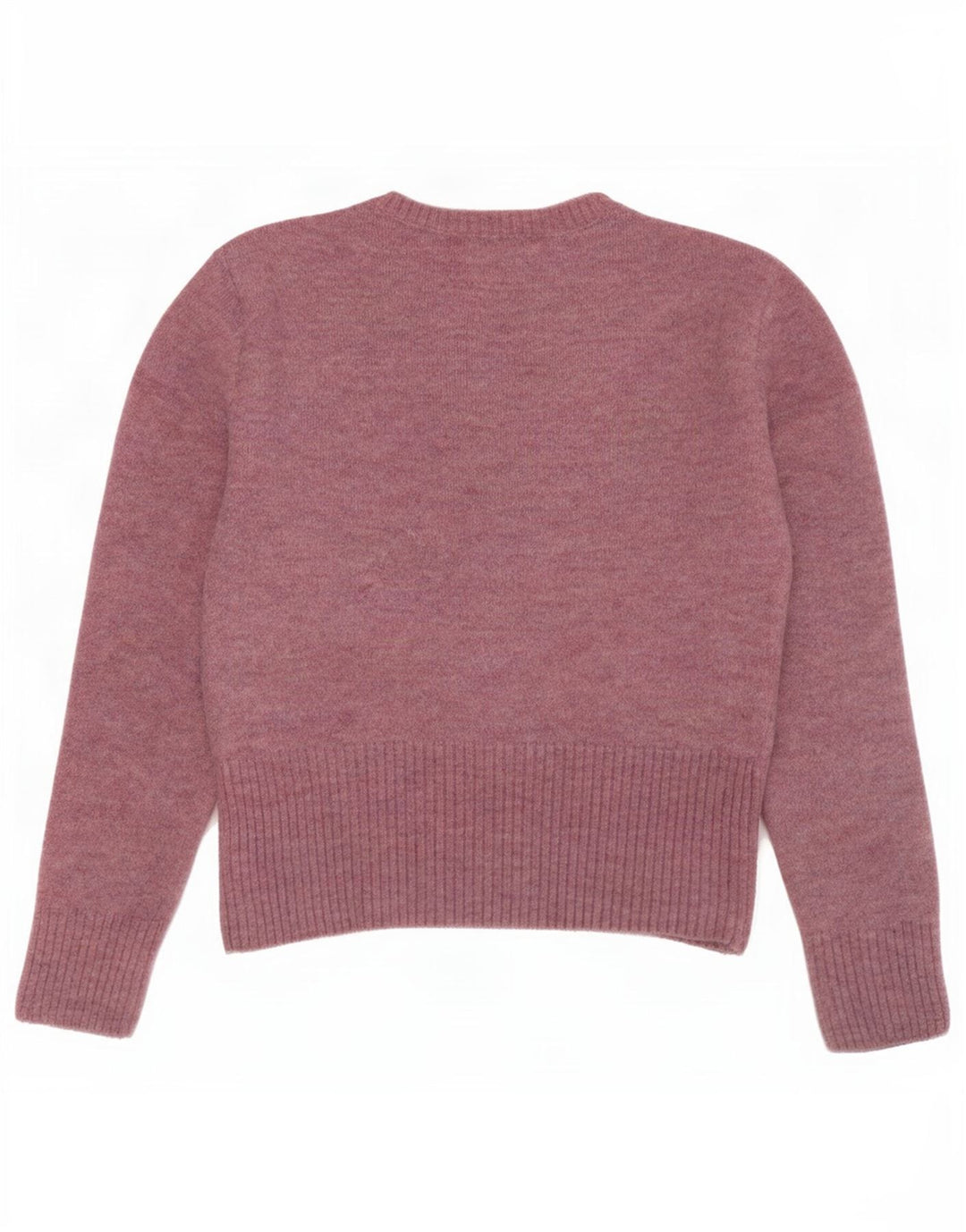 Zara Womens Boat Neck Jumper Sweater UK 12 Medium Pink Nylon