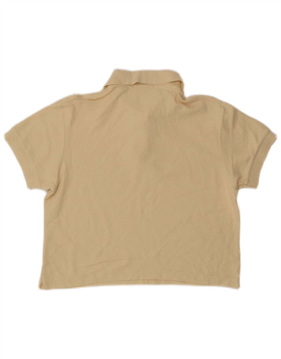 FILA Womens Crop Polo Shirt IT 50 XL Yellow