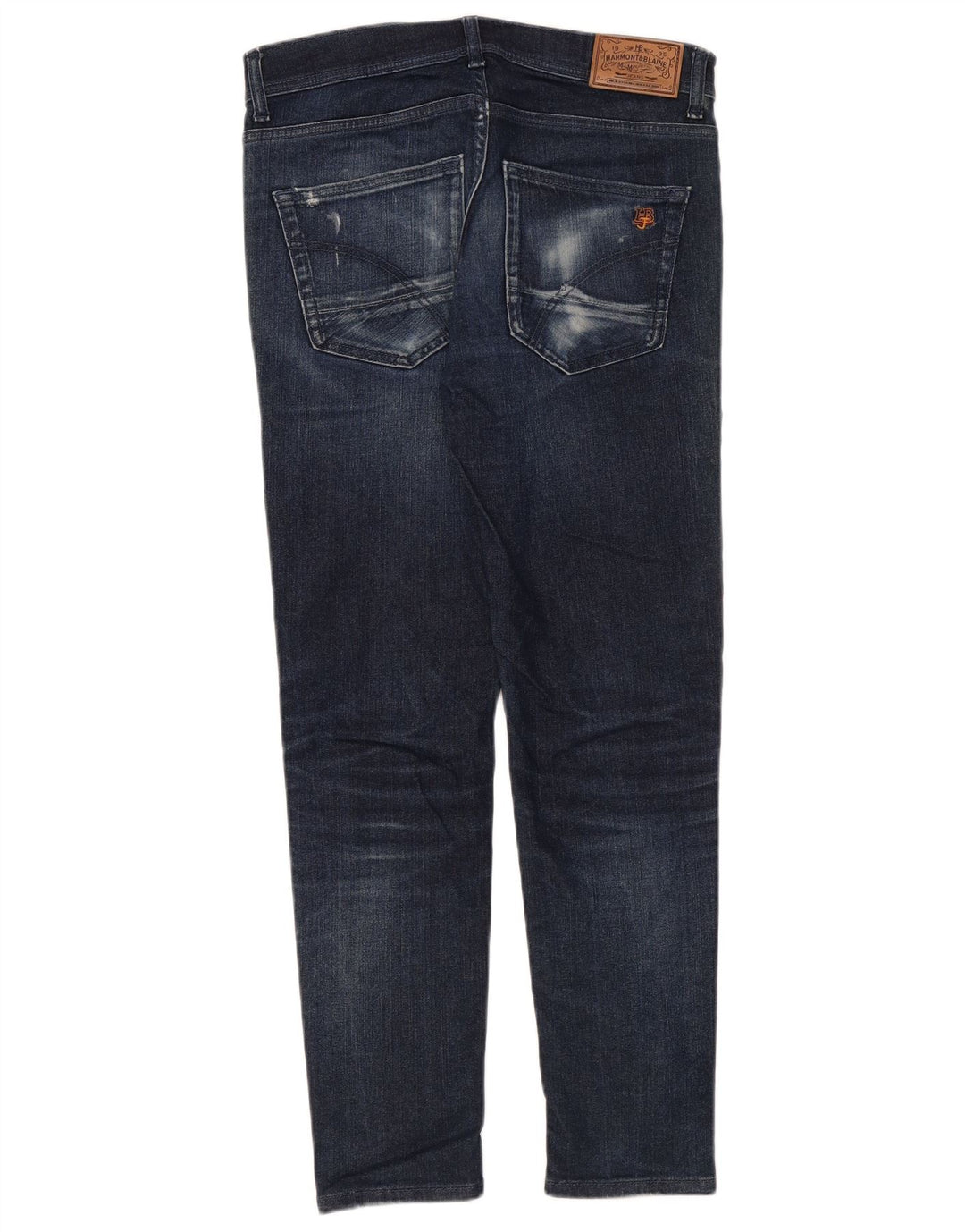 Harmont & Blaine Mens Slim Jeans W34 L29 Navy Blue Cotton