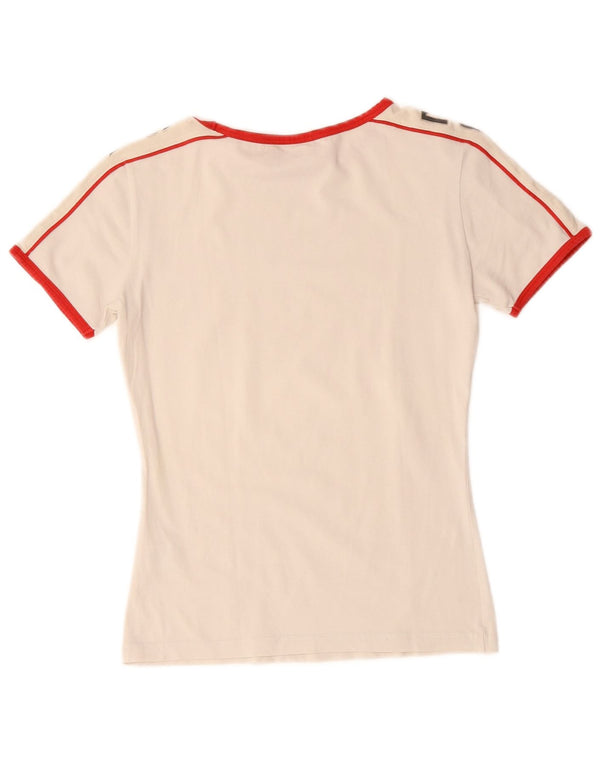 North Sails Womens Graphic T-Shirt Top UK 6 XS White