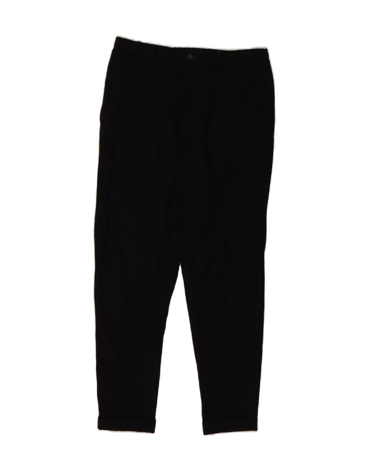ZARA Womens Slim Chino Trousers Medium W31 L27 Black Vintage Zara and Second-Hand Zara from Messina Hembry 