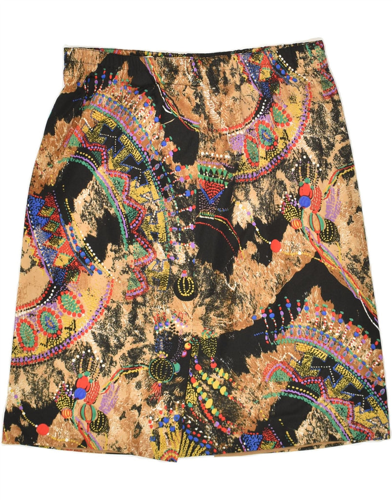 VINTAGE Womens Abstract Pattern A-Line Skirt EU 42 Large W32 Multicoloured | Vintage Vintage | Thrift | Second-Hand Vintage | Used Clothing | Messina Hembry 