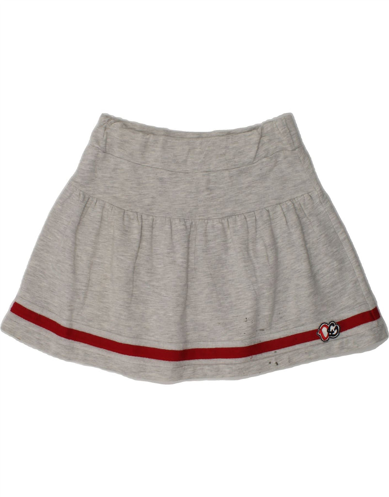 DOLCE & GABBANA Girls A-Line Skirt 9-10 Years W26  Grey Cotton | Vintage Dolce & Gabbana | Thrift | Second-Hand Dolce & Gabbana | Used Clothing | Messina Hembry 