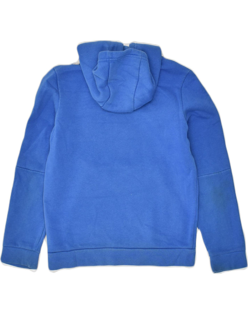 ADIDAS Boys Hoodie Jumper 9-10 Years Blue Cotton | Vintage Adidas | Thrift | Second-Hand Adidas | Used Clothing | Messina Hembry 