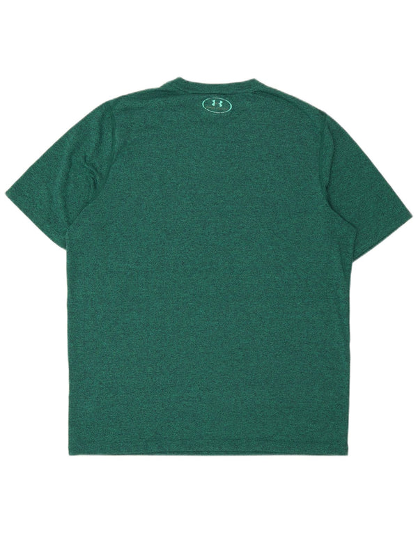 Under Armour Mens loose T-Shirt Top Medium Green Flecked