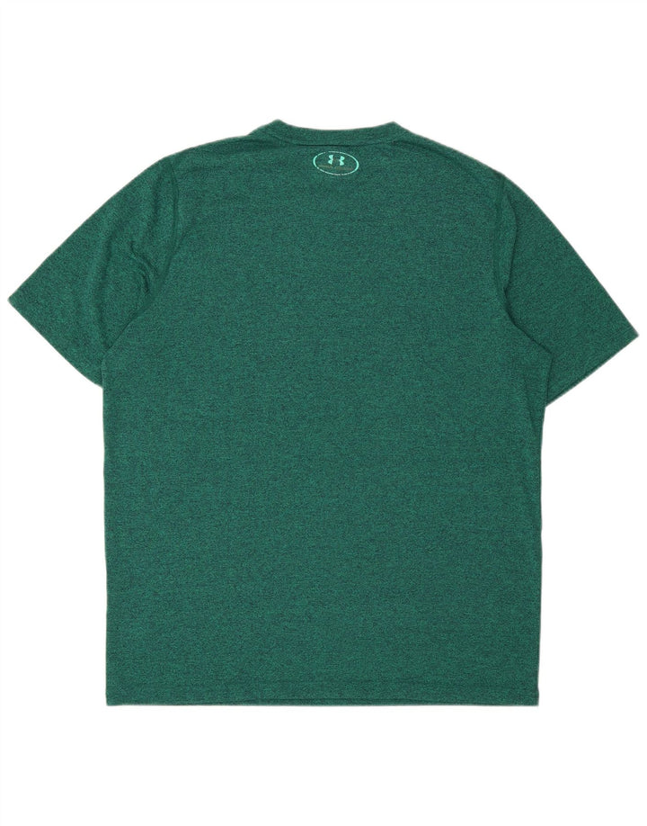 Under Armour Mens loose T-Shirt Top Medium Green Flecked