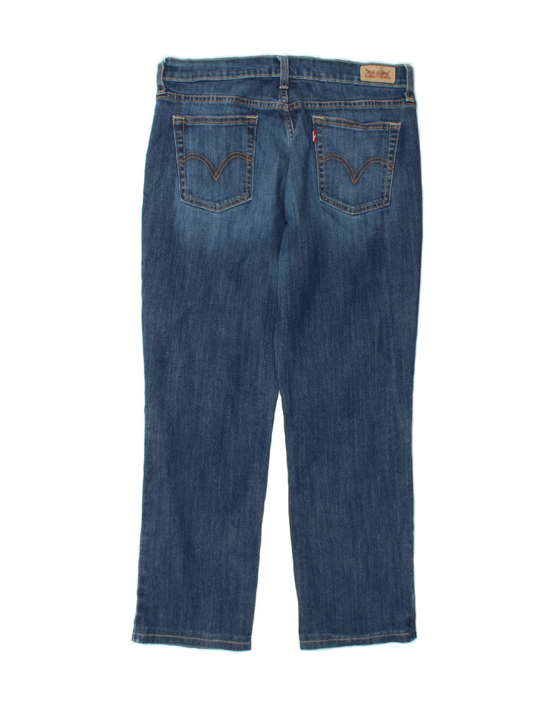 LEVI'S Womens Straight Jeans W30 L30 Blue Cotton Vintage Levi's and Second-Hand Levi's from Messina Hembry 