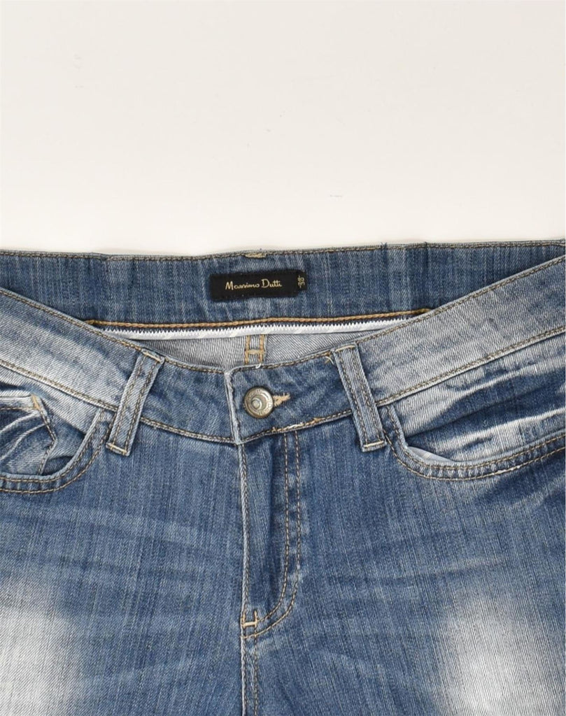 MASSIMO DUTTI Womens Slim Jeans EU 40 Medium W30 L30 Blue Cotton | Vintage Massimo Dutti | Thrift | Second-Hand Massimo Dutti | Used Clothing | Messina Hembry 