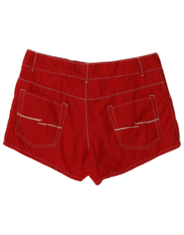 Jack & Jones Mens Casual Shorts Medium W32 Red Polyester