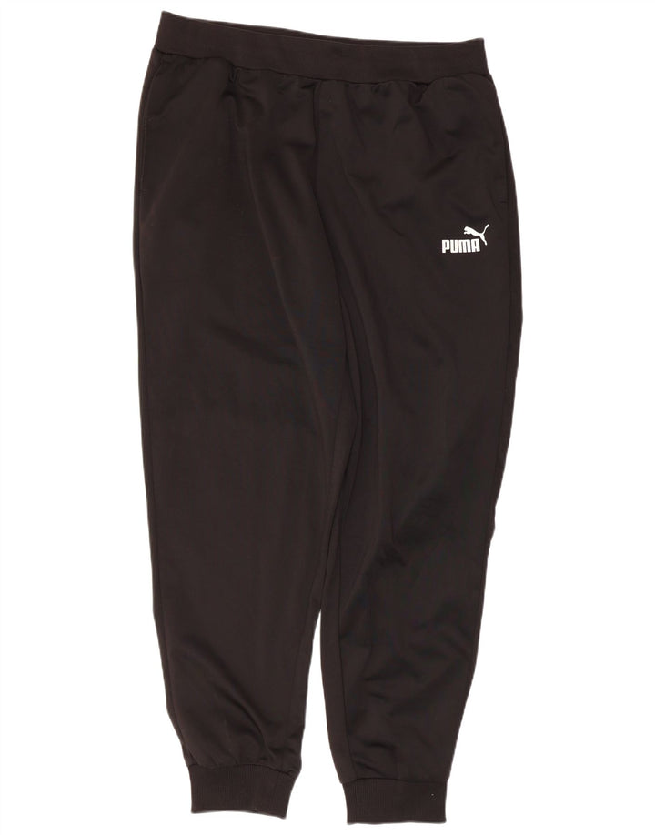 Puma Mens Tracksuit Trousers Joggers XL Black Polyester
