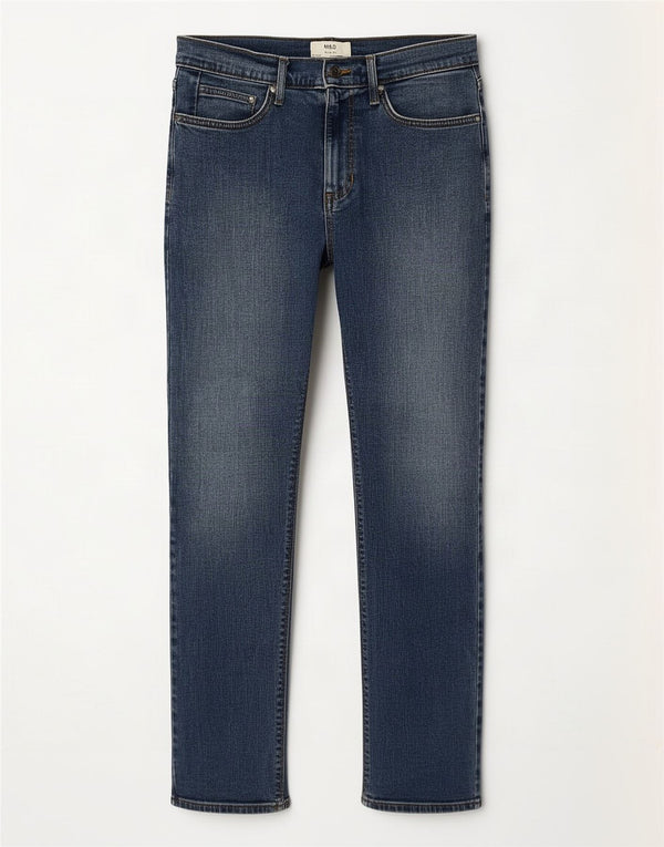 Marks & Spencer Mens Slim Jeans W32 L31 Blue Cotton