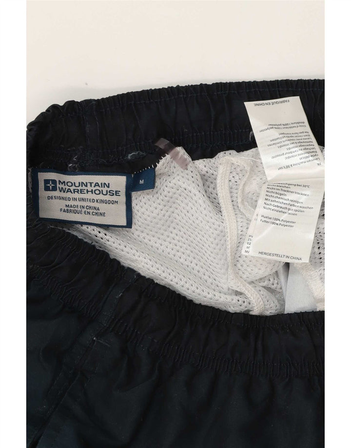 Mountain Warehouse Mens Swimming Shorts Medium Blue Colourblock Polyester