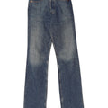 LEVI'S Womens 501 Straight Jeans W37 L34 Blue Cotton