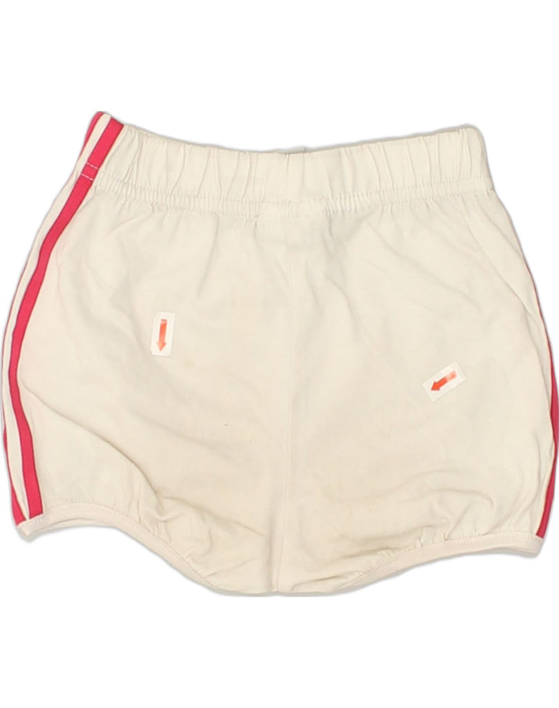 ADIDAS Baby Girls Sport Shorts 6-9 Months Off White | Vintage Adidas | Thrift | Second-Hand Adidas | Used Clothing | Messina Hembry 