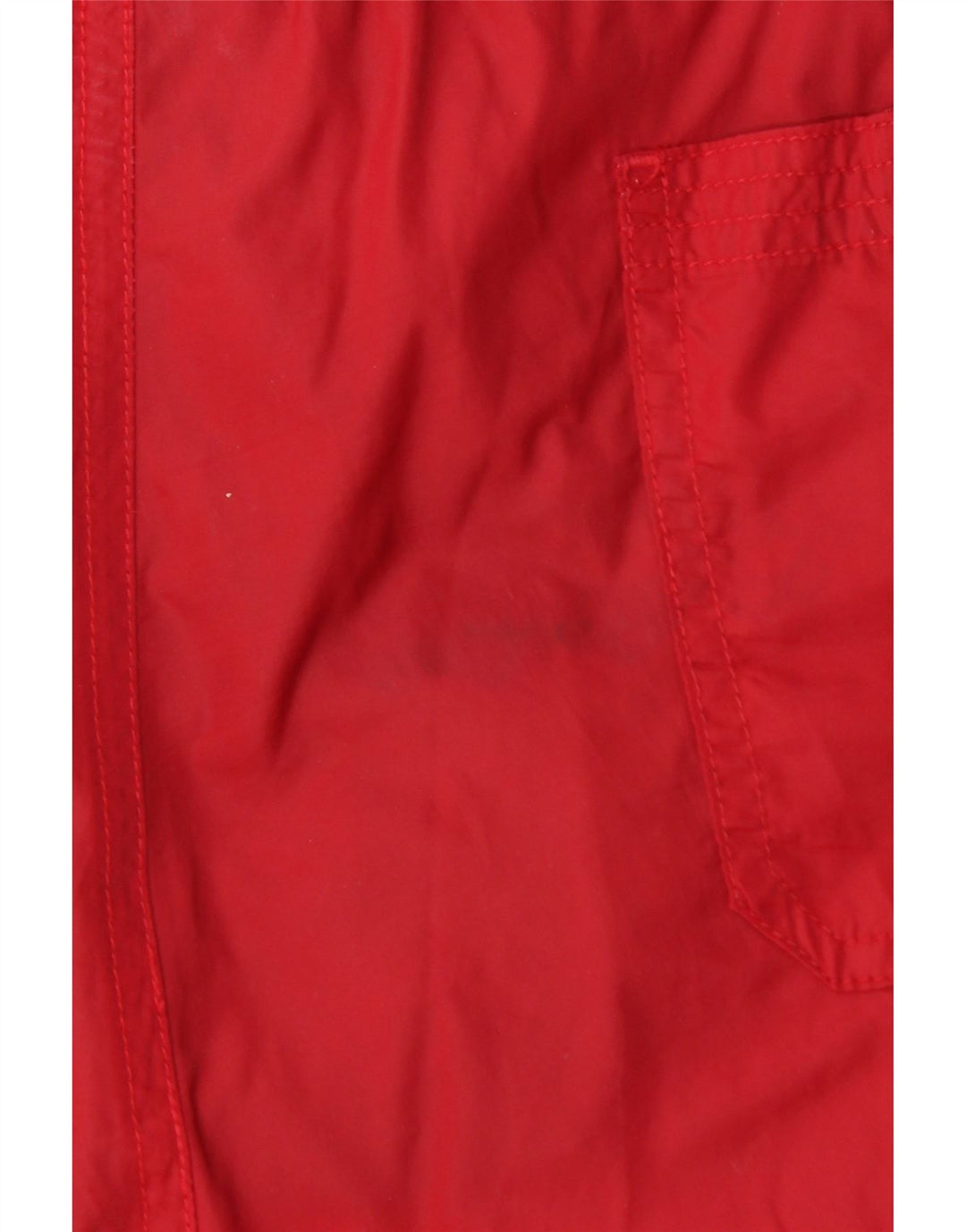Bear Mens Swimming Shorts Medium Red Colourblock Nylon