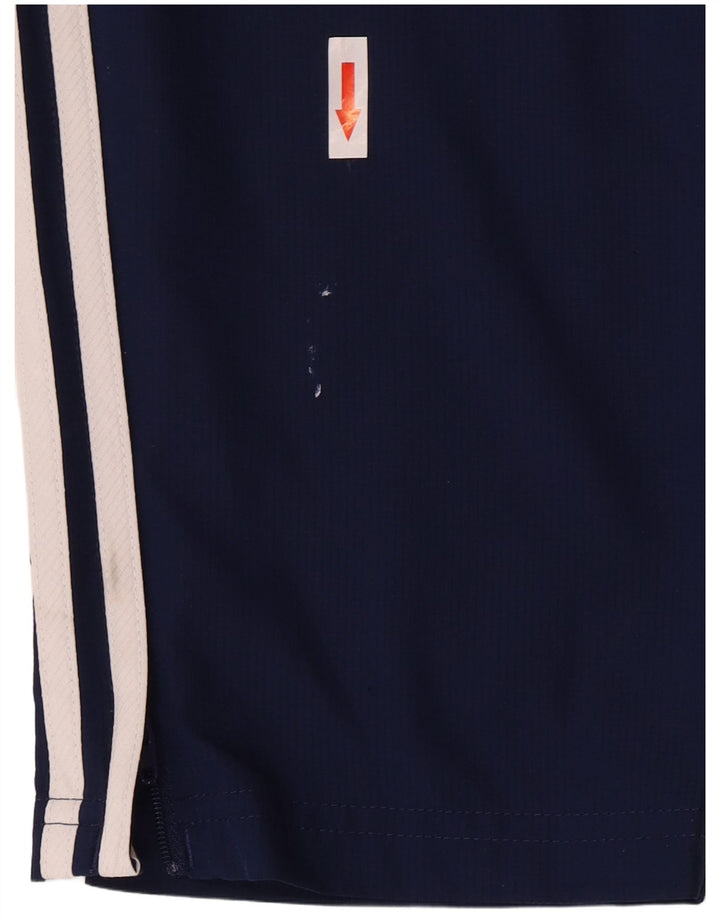 Adidas Mens Climalite Tracksuit Trousers Large Navy Blue Polyester