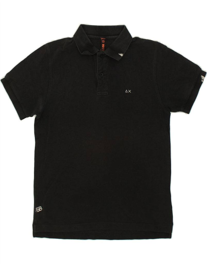 SUN68 Mens Polo Shirt Small Black Cotton | Vintage Sun68 | Thrift | Second-Hand Sun68 | Used Clothing | Messina Hembry 