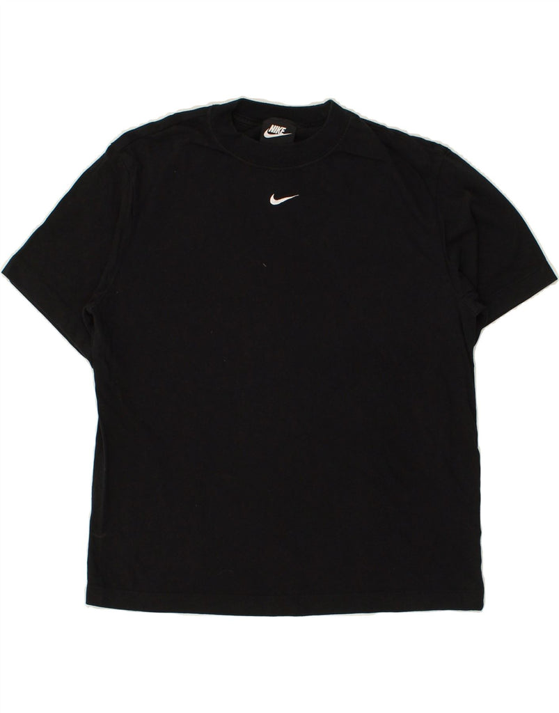 NIKE Womens T-Shirt Top UK 6 XS Black Cotton | Vintage Nike | Thrift | Second-Hand Nike | Used Clothing | Messina Hembry 