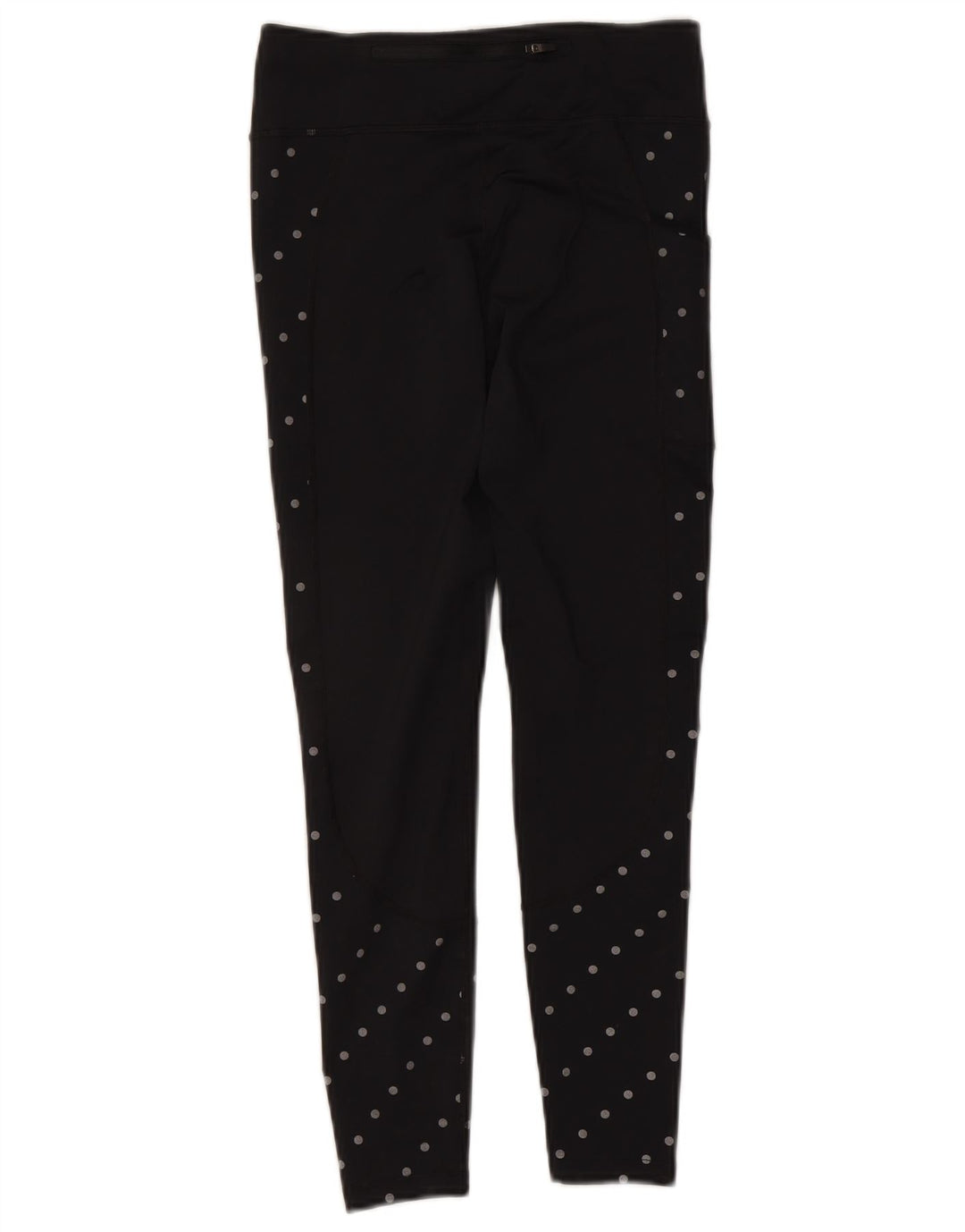 Nike Womens Leggings UK 8 Small Black Spotted Polyester