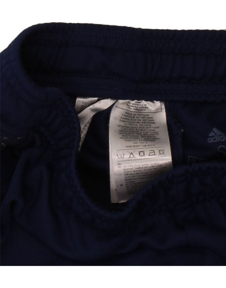 ADIDAS Mens Aeroready Tracksuit Trousers Small  Navy Blue Polyester Vintage Adidas and Second-Hand Adidas from Messina Hembry 