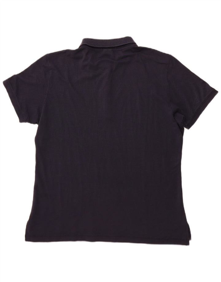 CHAMPION Womens Polo Shirt UK 22 2XL Navy Blue