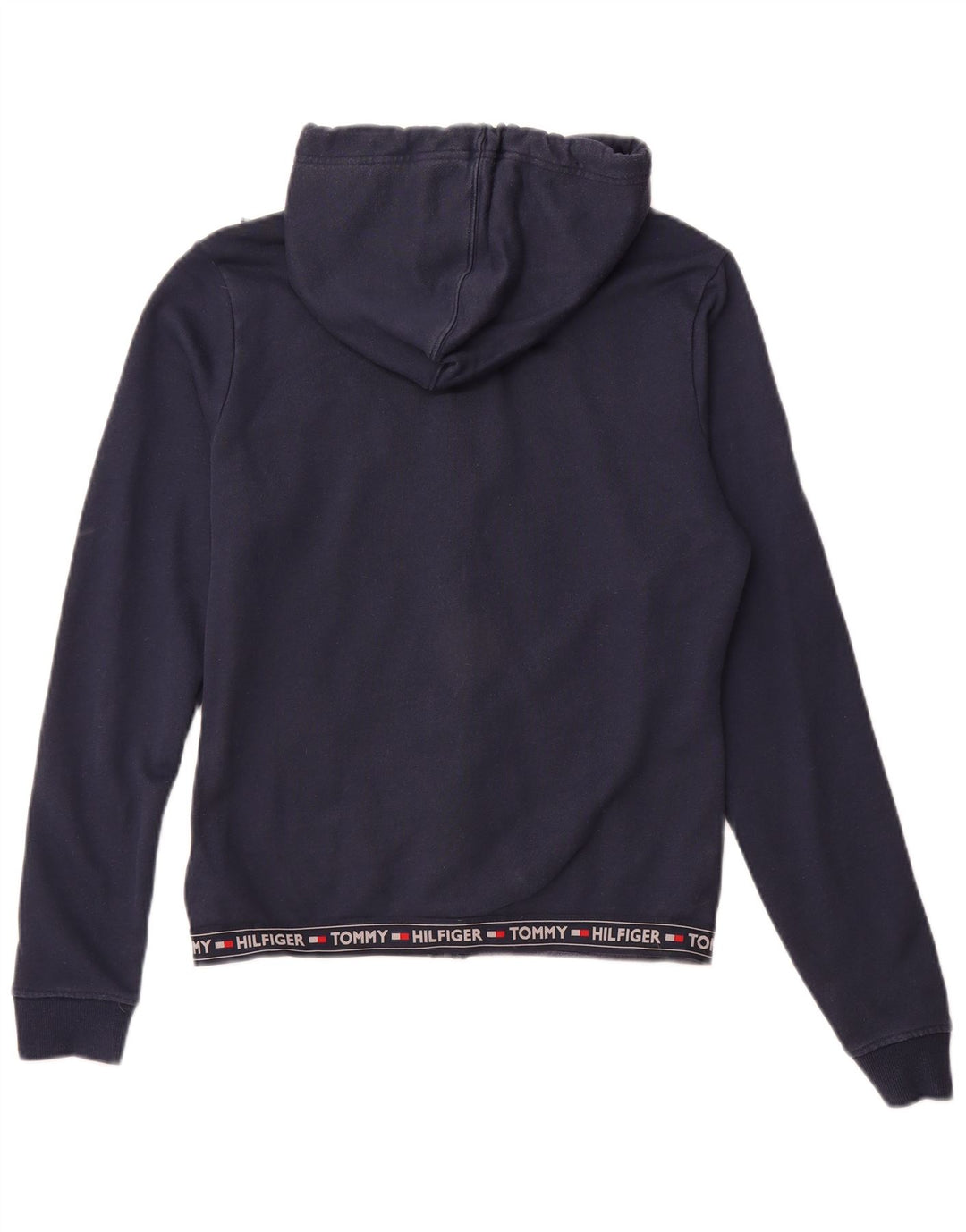 TOMMY HILFIGER Womens Graphic Full Tracksuit UK 12 Medium  Navy Blue