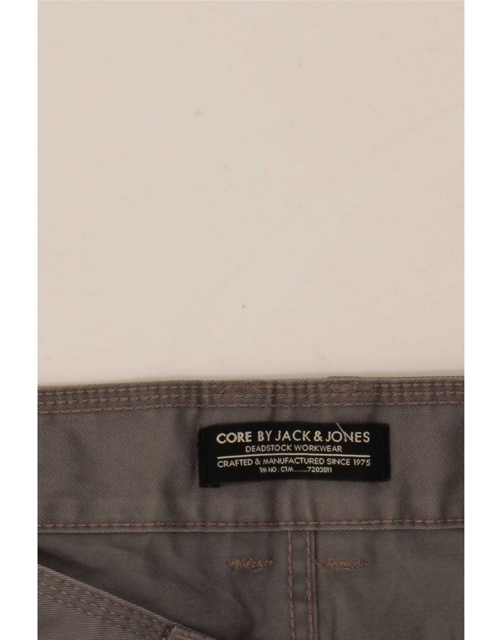 Jack & Jones Mens Casual Shorts W34 Large Grey