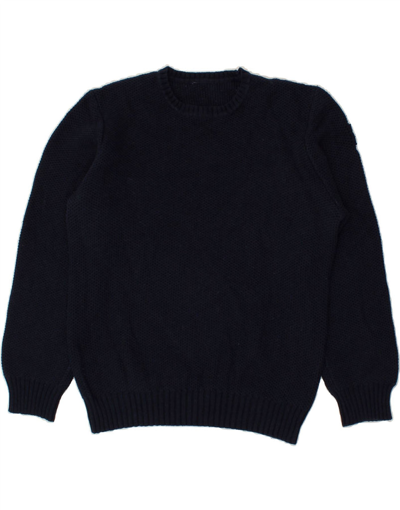 NORTH SAILS Mens Crew Neck Jumper Sweater Medium Navy Blue Cotton | Vintage North Sails | Thrift | Second-Hand North Sails | Used Clothing | Messina Hembry 