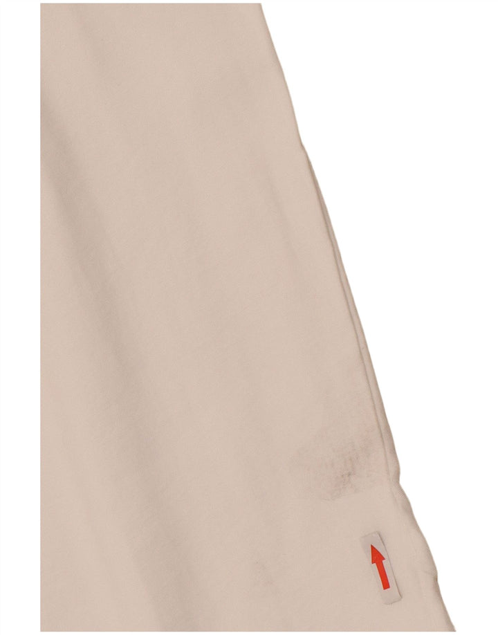 Zara Womens Cropped Trousers Small W26 L25 White Modal