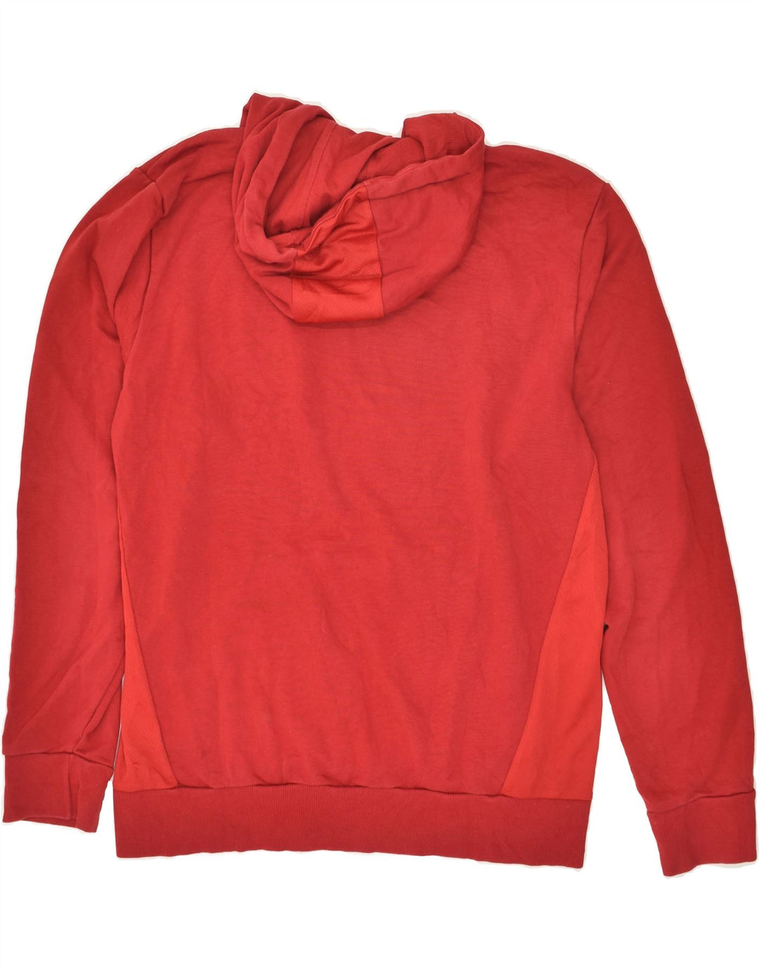 PUMA Mens Graphic Hoodie Jumper Large Red Cotton | Vintage Puma | Thrift | Second-Hand Puma | Used Clothing | Messina Hembry 