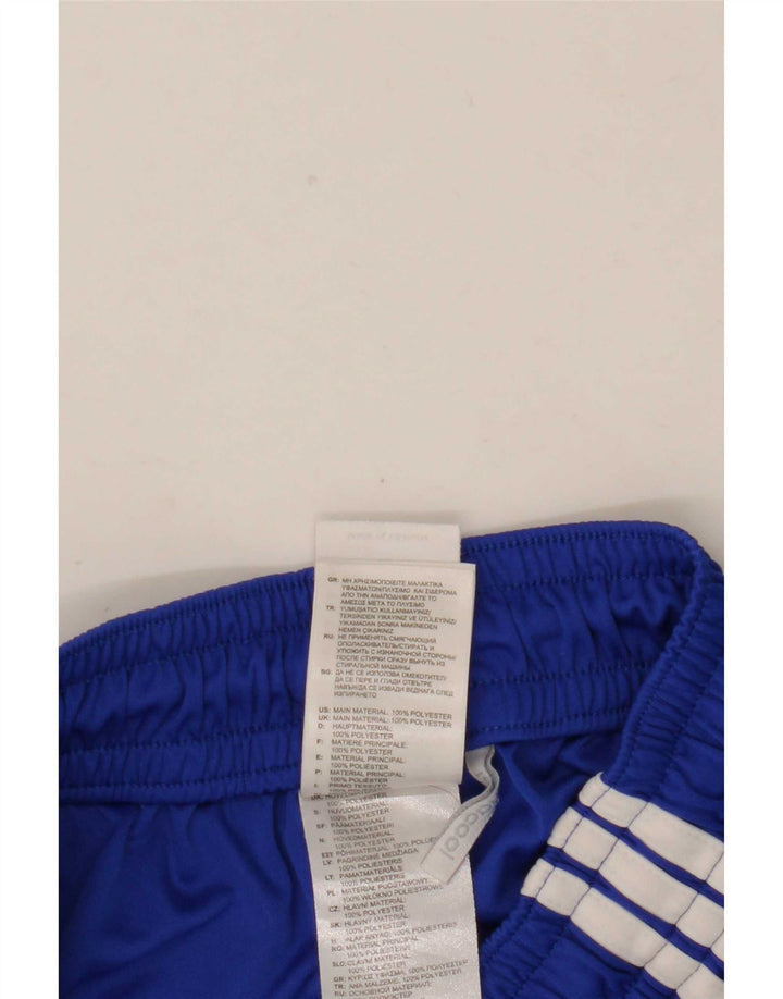 Adidas Mens Climacool Graphic Sport Shorts Small Blue Polyester