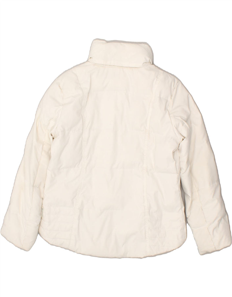 ARMANI JUNIOR Girls Padded Jacket 9-10 Years White Polyester | Vintage Armani Junior | Thrift | Second-Hand Armani Junior | Used Clothing | Messina Hembry 