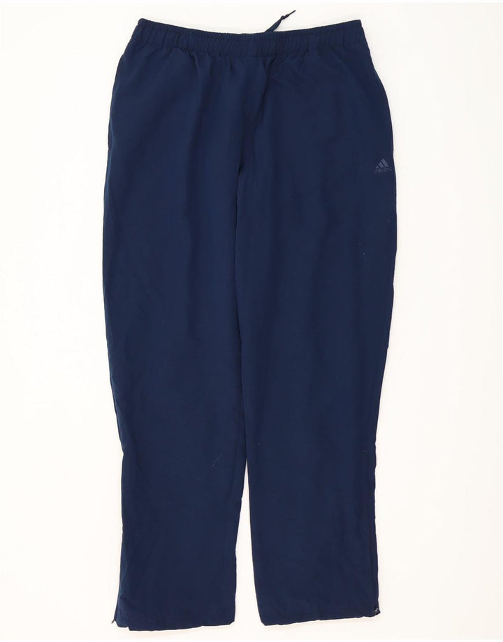 Adidas Mens Climalite Tracksuit Trousers XL  Navy Blue Polyester